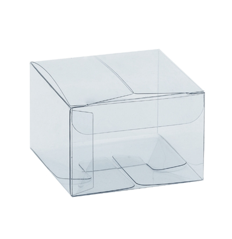 Small Clear Favor Box Size 4" x 4" x 2"