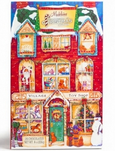 Christmas Santa village Toy Shop Chocolate Advent / Countdown Calendar