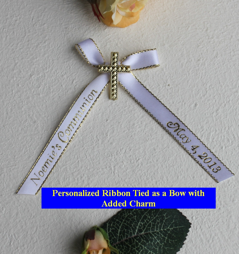 Personalized Imprinted Double Satin Ribbons