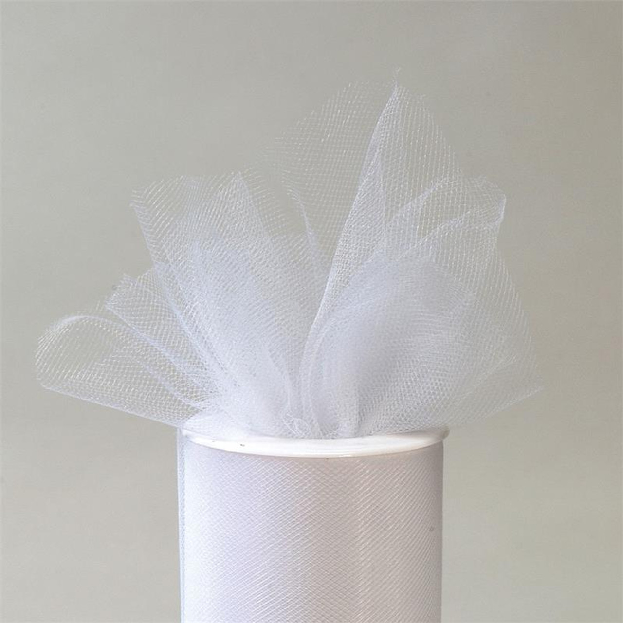 Tulle Roll 25 Yards x 18 inches - White Color