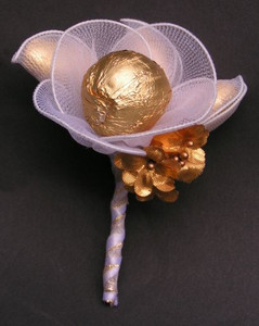 Combined Chocolate & Jordan Almond Rose Favors Combined Chocolate & Jordan Almond Rose Favors