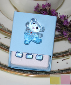 Decorated Chocolate with Crystal Teddy Bear and  in Colorful Box