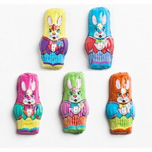 Premium Solid Madelaine Milk Chocolate Easter Mini Bunnies - 1 Pound Premium Solid Madelaine Milk Chocolate Easter Mini Bunnies - 1 Pound