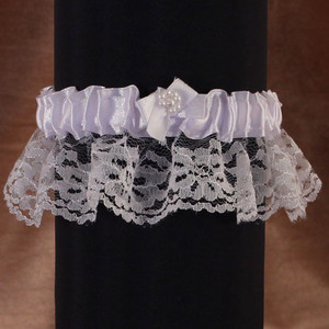 "Satin & Lace" Garter White "Satin & Lace" Garter White