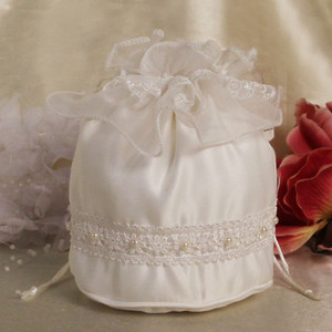 "Satin Purse" Bridal Purse Ivory "Satin Purse" Bridal Purse Ivory