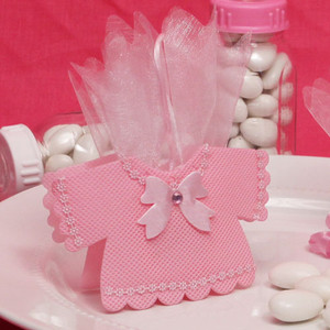 "Fashionable Flair" Favor Bag Pink, 1 Dozen