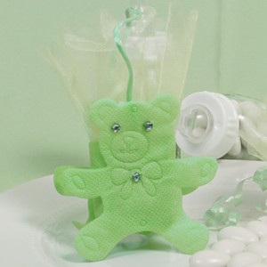 "Merry Mint Bear" Favor Bag, 1 Dozen