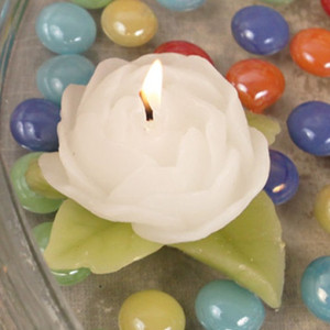 "Floating Rose" Candle