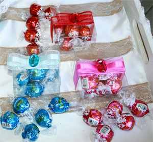 Lindt Truffles Decorated Chocolate Favor