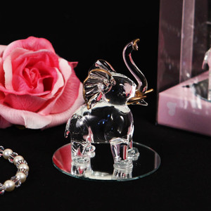 "Aspects Of Nature" Crystal Elephant Figurine