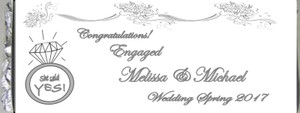 Personalized Engagement Chocolate Bars - She Said Yes!