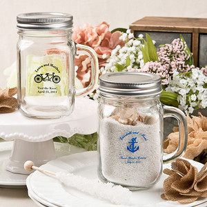 Screen printed personalized 12 ounce glass mason jar - as low as $1.99 Screen printed personalized 12 ounce glass mason jar - as low as $1.99