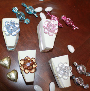 Fancy Candy Favor Box with Chocolate, Candy and Jordan Almonds Fancy Candy Favor Box with Chocolate, Candy and Jordan Almonds