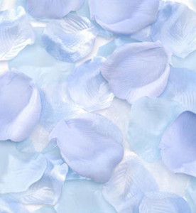 Loose Satin Blue Rose Petals - Bag of 100 Pieces Loose Satin Blue Rose Petals - Bag of 100 Pieces