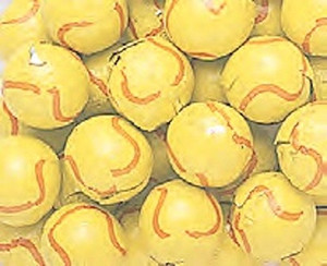 Foiled Milk Chocolate Tennis Balls Yellow Foiled - 1 LB Foiled Milk Chocolate Tennis Balls Yellow Foiled - 1 LB