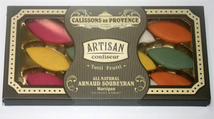 Calissons de Provence Assorted Fruit Flavored All Natural imported from Arnaud Soubeyran France - 12 pieces, 140 grams Gift Box Calissons de Provence Assorted Fruit Flavored All Natural imported from Arnaud Soubeyran France - 12 pieces, 140 grams Gift Box