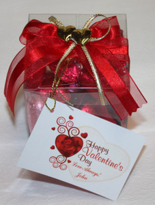 Valentine's Assorted Chocolate Hearts Gift Box with Personalized Card - 8 oz Madelaine Premium Milk and Dark Chocolate Red, Pink and Burgundy Valentine's Assorted Chocolate Hearts Gift Box with Personalized Card - 8 oz Madelaine Premium Milk and Dark Chocolate Red, Pink and Burgundy