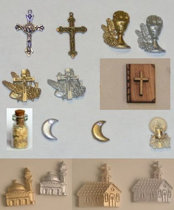 Religious Favor Charms - Mini-Accessories Decoration