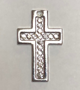 Fancy Italian Metal Crucifix / Cross with Rhinestones Fancy Italian Metal Crucifix / Cross with Rhinestones