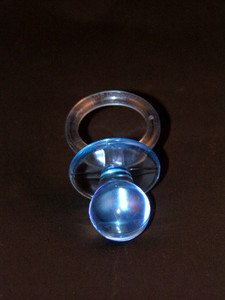 Elegant Clear-Colored Pacifier - Blue Elegant Clear-Colored Pacifier - Blue