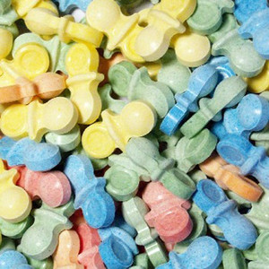 Assorted Candy Pacifier - Fruit Flavor - 1 LB Assorted Candy Pacifier - Fruit Flavor - 1 LB
