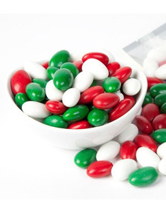 Christmas Holiday Jordan Almonds - 1 Pound Christmas Holiday Jordan Almonds - 1 Pound