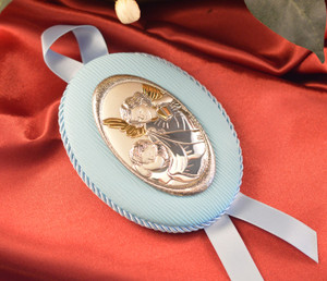 Made In Italy Guardian Angel Hanging Icon Blue Made In Italy Guardian Angel Hanging Icon Blue