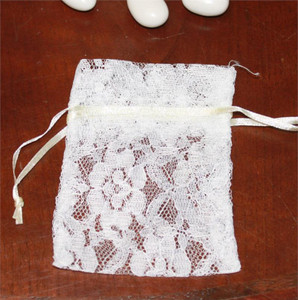 Fancy White Lace Bag