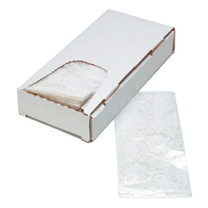 Cellophane Favor Bag Elegant White Lace - 4 x 9.5 inches Cellophane Favor Bag Elegant White Lace - 4 x 9.5 inches