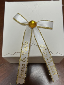 Complete Decorated Favor Box w/Chocolate & Jordan Almonds Complete Decorated Favor Box w/Chocolate & Jordan Almonds
