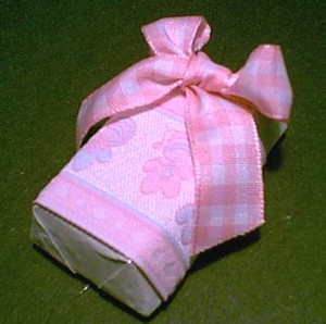 Swiss Grosgrain Baby Chocolate w/ Checkered Bow Swiss Grosgrain Baby Chocolate w/ Checkered Bow