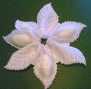 Fancy Grosgrain Flower with Jordan Almonds Fancy Grosgrain Flower with Jordan Almonds