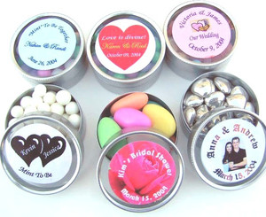 Complete Personalized Bridal Shower & Wedding Mint Tins Complete Personalized Bridal Shower & Wedding Mint Tins