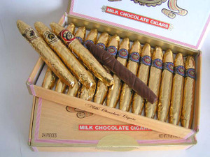Gold Chocolate Cigars Box Gold Chocolate Cigars Box