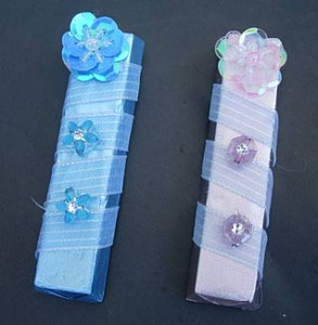 Tall Decorated Chocolate w/Crystal Flowers, Ribbon and Shiny Bouquet Tall Decorated Chocolate w/Crystal Flowers, Ribbon and Shiny Bouquet