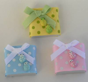 Decorated Polka Dots Chocolate w/2 Lady Bugs