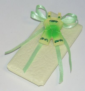 Decorated Chocolate with Porcelain Overalls Decorated Chocolate with Porcelain Overalls