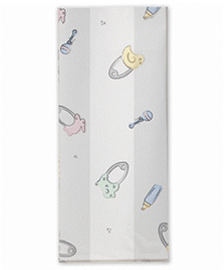 Baby imprinted Cellophane Party and Favor Bags