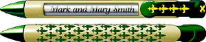 Yellow Fleur de lis Pen Yellow Fleur de lis Pen