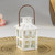 Vintage White Distress Lantern  - 5 inches Wedding favors