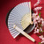 Elegant Silk & Wood Fans Favors