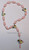 Colorful Italian Rosary with Oval Beads & Roses - Limited Qty