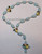 Colorful Italian Rosary with Oval Beads & Roses - Limited Qty
