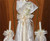 Baptism and Christening Greek Decorated Candle - Baptism Lambatha / Lambada Baptism Candle
