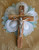 Large 8.5-inch Wood Wall Crucifix in a Gift Box