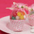 "Basket Full Of Joy" Pink Basket Favor, 1 Dozen