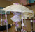 Shower Of Happiness White Lace Umbrella Filled with Rose Petals & Confetti