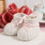 "Baby Booties" Pink Figurine Pair Baby Shower Favors