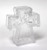 Cross Shaped Favor Box / Rosary Box - Clear, Blue or Pink