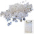 Crystal Clear Diamond Stones Acrylic Charms - 4 MM Stones - Bag of 2000 Pieces